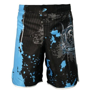 Shorts MMA personnalisables pour hommes, haute qualité, 100% coton, couleurs/tailles personnalisées, légers, séchage rapide, respirants, logo personnalisé - Product Image 2