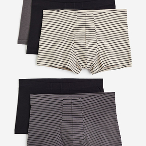 Venta al por mayor de pantalones cortos clásicos de poliéster sin costuras para hombre Calzoncillos Bóxer ropa interior para hombre - Product Image 2