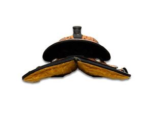 Selle en cuir de cow-boy western à fleurs personnalisées entièrement usinée à la main et durable pour les sports équestres, le plaisir du cheval, l'équitation - Product Image 3