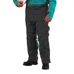 Pantalones de soldadura de cuero de vaca resistentes al fuego de calidad superior - Product Image 6