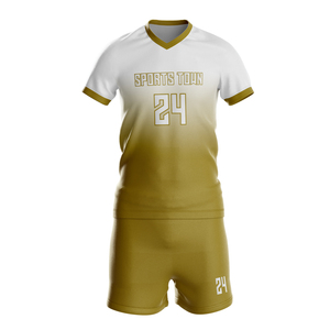 Uniforme de fútbol Conjunto de camiseta de fútbol de media manga Ropa de equipo Nombre personalizado Uniforme de fútbol Ropa deportiva Juego de equipo - Product Image 3