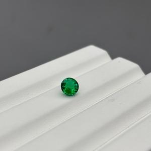 Émeraude naturelle de haute qualité 0,87 ct, vente en gros, pierre de naissance de mai, coupe ronde, facettée, pierre précieuse en vrac pour la fabrication de bagues, fournisseur de bijoux - Product Image 3