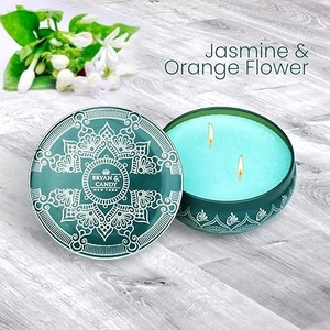 โถเทียนทำจากขี้ผึ้งถั่วเหลืองทำจากซิลิโคนสำหรับเป็นของขวัญแต่งงานและวันหยุด - Product Image 6