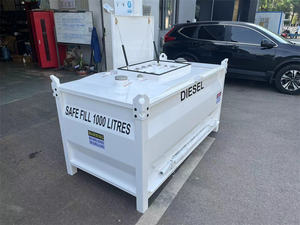 디젤 및 가솔린 탄소강 이중벽 1000 리터를위한 별도의 구획이있는 다중 연료 저장 탱크 - Product Image 5