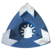 Plato de Pulido de Diamante Oscilante OIS de Montaje Abierto Universal con Tres Segmentos de Flecha para Preparación de Superficies
