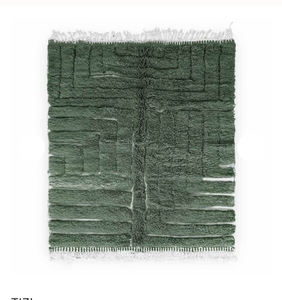 Alfombra de seda marroquí, alfombras de área de lana anudada a mano, alfombras de lana marroquí - Product Image 5