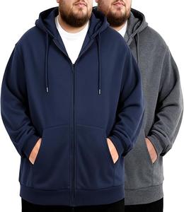 Chaquetas con Capucha de Manga Larga para Hombre, de Alta Calidad, Tallas Grandes, Corte Clásico, Secado Rápido, Gruesas - Product Image 1