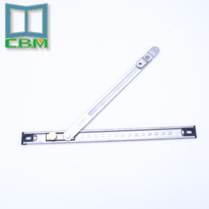 Charnière <span class=keywords><strong>de</strong></span> fenêtre en acier inoxydable 304 CBM <span class=keywords><strong>de</strong></span> haute qualité, limiteur à friction réglable à 2 barres, accessoires, épaisseur 4 mm, 180° - Product Image 1