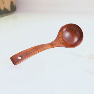 Wood <b>Soup</b> Spoon Tools Tableware Large Design Wood Long Handle Mini <b>Soup</b> Spoon for at Best Price - Product Image 3