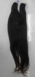 Extensiones de cabello Remy recto de color natural de un solo donante Cabello indio Paquetes crudos Cabello humano de alta calidad - Product Image 5