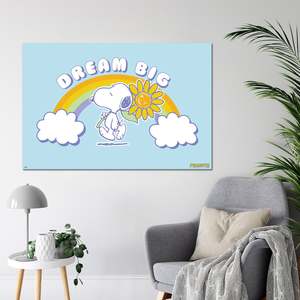 Modern Style Peanuts for Snoopy Paper <b>Poster</b> for Wall Decor for Birthday Occasions - Product Image 3