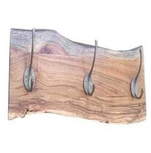 5 in 1 Hook Frame in Wood With Well Polished Finished Perfect for <b>Heavy</b> <b>Duty</b> Bathroom Kitchen and Door Decoration - Product Image 2