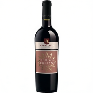 Vino Tinto Italiano del Sur, Suave, Feudo Apuliano Primitivo Salento IGP, 6 Botellas por Caja, 750 ml - Product Image 2