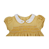 Livraison rapide Princes robe ODM et OEM pour bébé fille à manches courtes produit de vente chaud du fabricant vietnamien