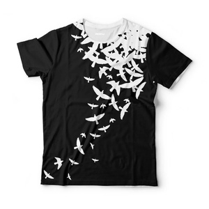T-shirts pour hommes de haute qualité, impression numérique, tissu de 200 grammes, col rond, style décontracté, motif d'impression unique, modal/coton - Product Image 1