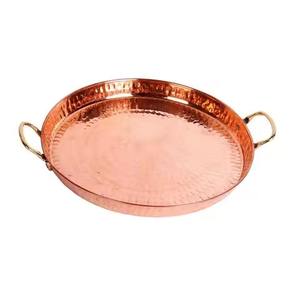 High Quality Handmade Copper Serving Tray Vintage Style for Home & Restaurant Use - Product Image 3
