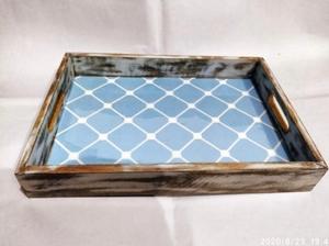 Haute qualité marbre forme rectangulaire couleur blanc et gris plateau de service Table décorer ustensiles de cuisine dîner utilisé pour mariage et fête - Product Image 5