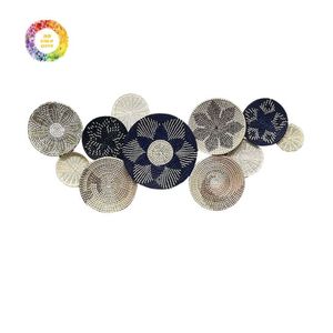 แผ่นผนังหญ้าทะเลธรรมชาติแบบทำมือสไตล์โบโฮสำหรับตกแต่งบ้านสมัยใหม่ - Product Image 2