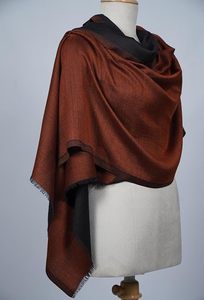 Luxury Women Cashmere Fine Wool Reversible <b>Wrap</b> Dual-Sided Soft Designer <b>Shawl</b> Stole for Winter <b>Wedding</b> Evening Daily Fashion - Product Image 4