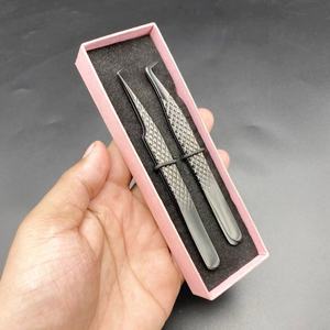 แหนบขนตาปลอมแบบมีด้ามจับทรงเพชรทำจากสเตนเลสสตีล90องศาทนทาน - Product Image 3