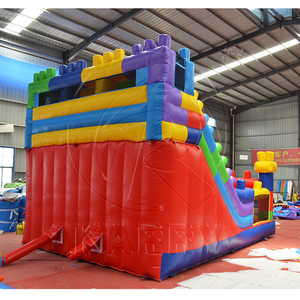 Château gonflable commercial personnalisé en PVC pour enfants avec toboggan, équipement de saut extérieur - Product Image 3