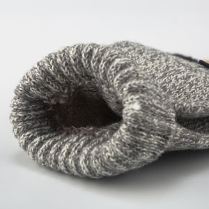 Gants d'automne et d'hiver de haute qualité en jacquard demi-doigt, couleur unie, chauds, pour le cyclisme quotidien, scènes de plein air - Product Image 6