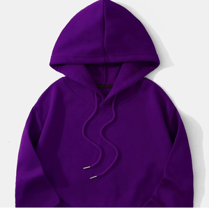 Sweat-shirt à capuche en polaire à col montant et manches longues pour l'entraînement d'automne, coupe classique, prix abordable - Product Image 1