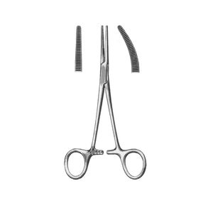 Recién llegado, fórceps de disección de arteria de mosquito, 5 instrumentos médicos quirúrgicos curvos, fórceps de soporte de aguja de mosquito Curvo - Product Image 2