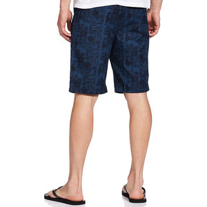 Blue Color Cotton Casual Printed Shorts Men's <b>Classic</b> style printed shorts Wholesale Breathable custom men printed shorts - Product Image 2
