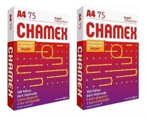 กระดาษถ่ายเอกสาร Chamex A4 คุณภาพพรีเมียม ราคาประหยัด 500 แผ่น/รีม 80 แกรม สีขาว/สี กระดาษ A4 Chamex 500 แผ่น ซัลไฟต์ - Product Image 2