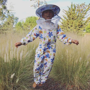 100% Cotton Kids Beekeeping Apparel <b>Full</b> <b>Body</b> Coverall Safe Breathable Easy To Wear Protective Workwear With Custom OEM - Product Image 3