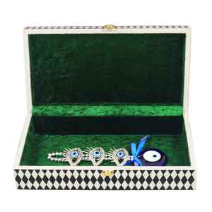Wholesale <b>Resin</b> Inlay Antique Modern Handmade <b>Jewellery</b> Box with Customized Colors & Sizes wooden boxes for sale in bulk - Product Image 1