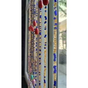 Bohemian-Style Hippy Hippie Glass Beaded Curtain Multicolour Bead Stands Gemstones for Doorways for Hanging Living <b>Room</b>/Bedroom - Product Image 2