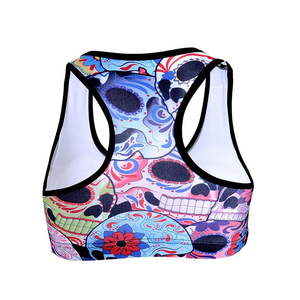 Soutien-gorge de sport pour femmes soutien-gorge de sport sans couture soutien à impact élevé yoga gym fitness logo de sublimation personnalisé soutien-gorge de sport actif respirant - Product Image 3