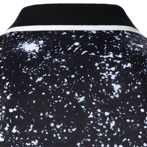 Homme 100% Coton Col Bouton Décontracté Manches Courtes Polo Slim Fit avec Logo Personnalisé T-shirt Polo - Product Image 4