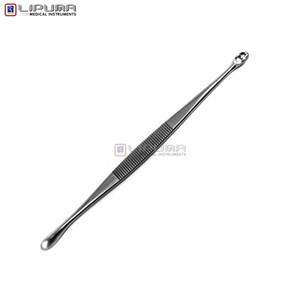 VOLKMANN 17cm 6,4 \ "Curetas afiladas dobles manuales 6x6mm Cureta de cuchara de hueso Instrumentos médicos ortopédicos dentales - Product Image 5