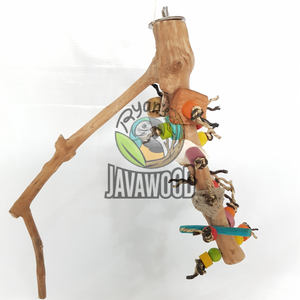 Juguetes ecológicos para masticar pájaros, material duradero, colección de madera para loros a precios asequibles de Indonesia - Product Image 1