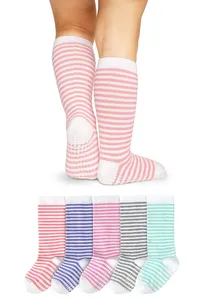 LA ACTIVE Chaussettes hautes pour filles, confortables, chaudes, en coton, chaussettes de sport uniformes - Product Image 1