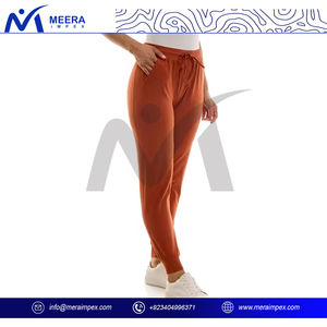 Pantalones deportivos de lana de algodón para mujer, pantalones de chándal holgados transpirables para entrenamiento, bolsillos de secado rápido, ajuste holgado para otoño - Product Image 3