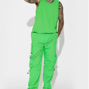 Offre Spéciale pas cher prix hommes pantalons de survêtement coupe régulière sport course athlétique respirant imperméable coupe-vent pantalons de survêtement à vendre - Product Image 3