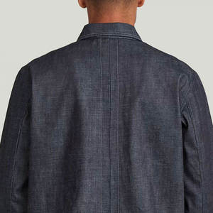 Wholesale Mens <b>Denim</b> Jacket Ripped Slim Jean Jacket <b>Coat</b> for Men - Product Image 3