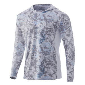 Personalizado de alta calidad de impresión por sublimación UPF50 + protección solar secado rápido transpirable pescado camisa de manga larga camisas de pesca - Product Image 6