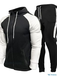 2024 dernière conception de mode personnalisé formation Jogging confortable fermeture éclair survêtements costumes survêtements pour hommes à des prix bas - Product Image 2