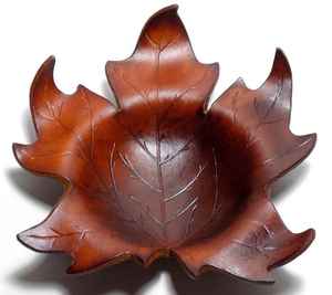 Bandeja de servicio de cuero con forma de triángulo para el hogar, Hotel, restaurante, comida de Color marrón, bandeja para servir frutas secas, bandeja para servir de diseño moderno - Product Image 3