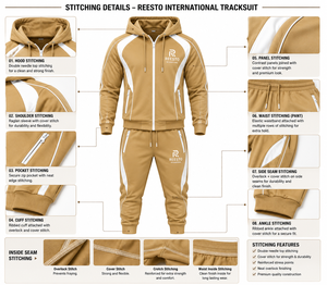 Conjunto deportivo para hombre al por mayor, diseño con paneles en contraste, sudadera con capucha y cremallera, diseño personalizado, corte ajustado. - Product Image 6