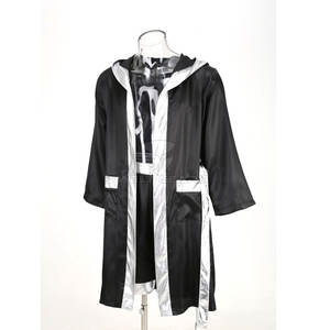 2024 Robe de boxe pour hommes MMA Kick Boxing Training Couleur et logo personnalisés Combat Body Building Satin/Polyester - Product Image 4