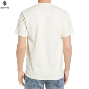 เสื้อยืดผู้ชายผ้าฝ้าย 100% ขายส่ง ระบายอากาศ แห้งเร็ว คอกลม สไตล์ฮิปฮอป ลายเรียบ น้ำหนัก 200 กรัม ย้อมสีพื้น บริการ OEM - Product Image 5