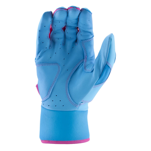 Gants de baseball personnalisés pour adultes, design à manchette longue, respirants, ajustables, en cuir, pour softball, QASWA SPORTS, ambidextres, fermeture auto-agrippante - Product Image 2