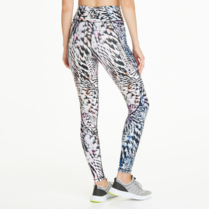 Prix de gros d'usine Pantalon de yoga imprimé par sublimation pour femmes Plus Size Custom Active Wear Gym - Product Image 5