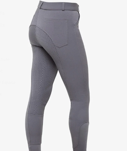 Pantalones de montar de gel de asiento completo para mujer Premium de Delta Productos de caballo de alta calidad de QHP - Product Image 2